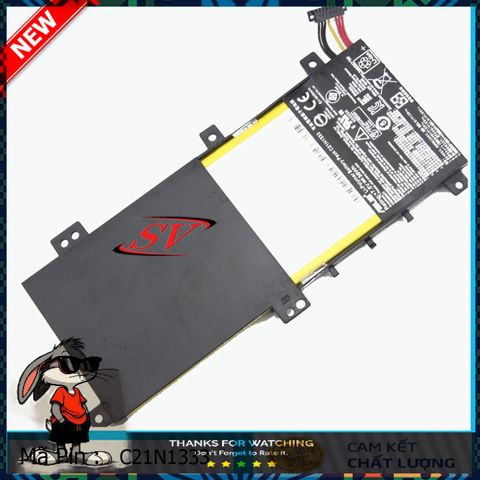 Pin Laptop Asus C21N1333 TP550L TP550LA R554 X454 Zin - Pin Lion 4 Cell Đen, Bảo Hành 6 Tháng