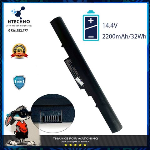 Pin Laptop HP 500 520 621 4 Cell 2200mAh - Pin Li-ion Chính Hãng, Bảo Hành 12 Tháng, Thời Gian Sử Dụng Tối Thiểu 2,5 Giờ