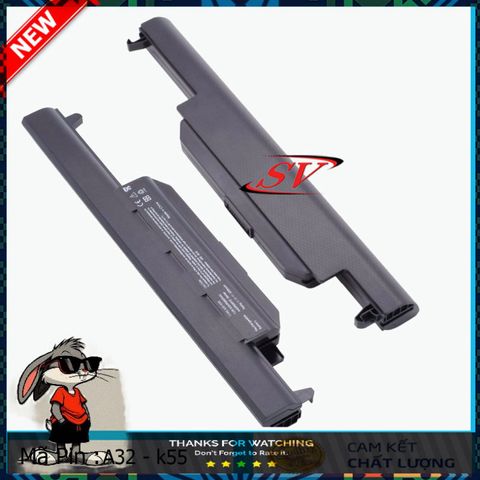 Pin Laptop ASUS A32-K55 K45 K55 X45A X55A A55 R400 R500 6 Cell 4400-5200mAh Thay Thế Chính Hãng, Bảo Hành 9 Tháng