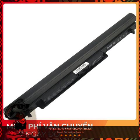 Pin Laptop Asus S56 S56C S56CA S56CB S56CM - Pin Chính Hãng 4 Cell Mới 100%, Bảo Hành Đổi Mới, Đen