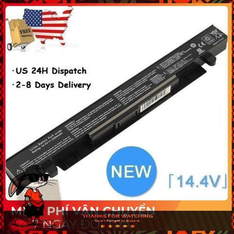 Pin Laptop Asus K550LA K550LC K550LB K550LAV - Chính Hãng 4 Cell Đen, Bảo Hành Mới 100%, Chất Lượng Đảm Bảo