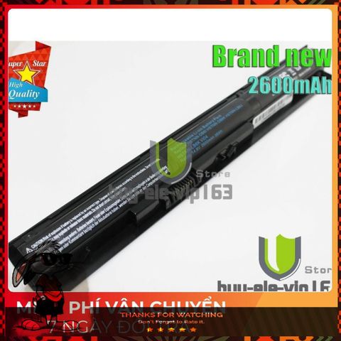 Pin Laptop HP Envy 4 Cell Chính Hãng Đen - Pin Thay Thế cho Model 14-v 14-u 15-k 15-x 17-x, Bảo Hành 100% Mới