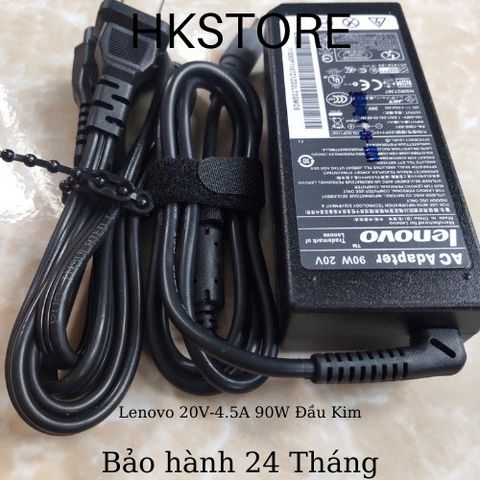 Sạc Laptop Lenovo 20V 4.5A 90W Đầu Kim Chất Lượng Cao - Tương Thích Đa Dòng T400 T410 T420 T60 T61 E220 E430 X201