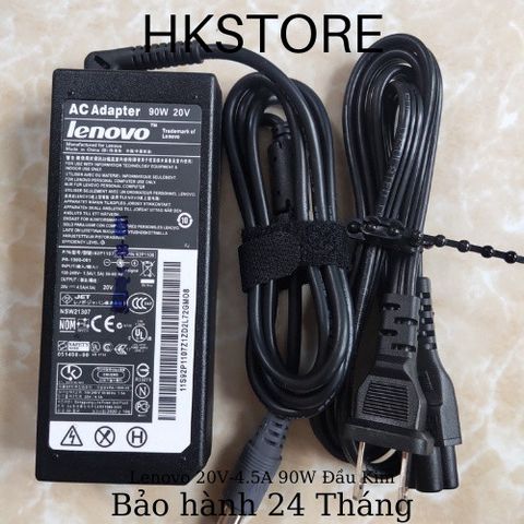 Sạc Laptop Lenovo 20V 4.5A 90W Đầu Kim Chất Lượng Cao - Tương Thích Đa Dòng T400 T410 T420 T60 T61 E220 E430 X201