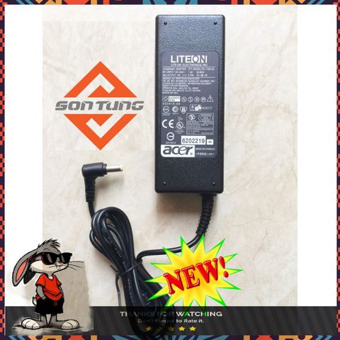 Sạc Laptop Acer 19V-4.74A - 90W - Tặng kèm dây nguồn - Bảo hành 12 tháng - Phù hợp cho nhiều dòng Acer như 4736z, 4752G, V5-471