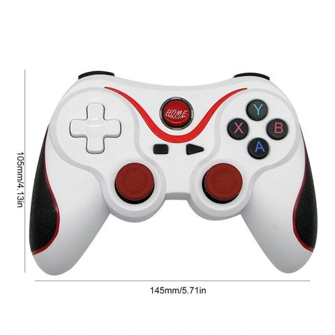 Tay Cầm Chơi Game Bluetooth Terios X3 Không Dây - Hỗ Trợ Smartphone, PC, Gamepad Nổi Bật Màu Trắng, Tương Thích Android, Windows