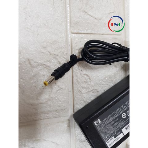 Sạc Laptop HP Compaq 18.5V 3.5A (65W) Chân Vàng Kèm Dây Nguồn - Tương Thích HP Compaq và Pavilion Cũ