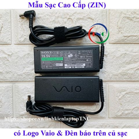 Sạc Laptop Sony Vaio 19.5V 4.7A - Adapter ZIN Chất Lượng Cao, Hỗ Trợ Thông Số 90W, Bảo Hành 12 Tháng