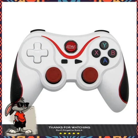 Tay Cầm Chơi Game Bluetooth Terios X3 Trắng - Tương Thích Smartphone, PC, Android, iOS, Windows, Kết Nối Dễ Dàng, Hỗ Trợ Arcade