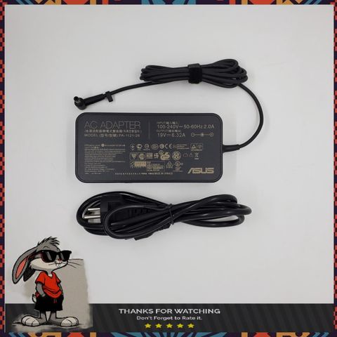 Sạc Laptop Asus Gaming 120W GL552 N550 GL551 G71 N53 19V-6.32A - Tặng Dây Nguồn Chất Lượng, Bảo Hành 12 Tháng