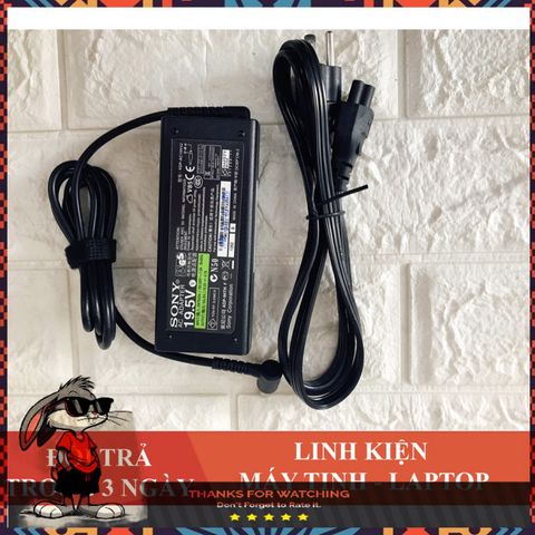 Sạc Laptop Sony 19.5V - 4.7A Cao Cấp, Adapter Chất Lượng, Bảo Hành 12 Tháng