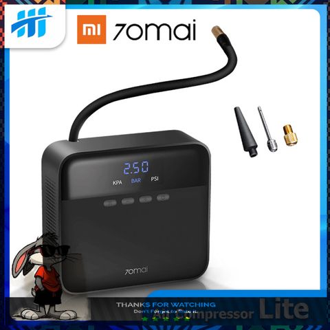 Bơm Lốp Mini 70mai Air Compressor Lite TP03 - Bơm Lốp Xe Hơi Thông Minh, Nhỏ Gọn, Tiếng Ồn Thấp, Tự Động Dừng Khi Đủ Áp Suất