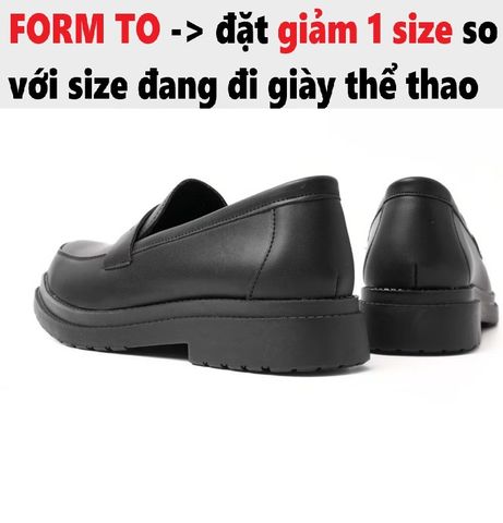 Giày Tây Lười Nam Penny Loafer Mũi Nhọn Da Cao Cấp Black - Đế Cao Su Tăng Chiều Cao 4,5cm Thời Trang Dễ Phối Đồ