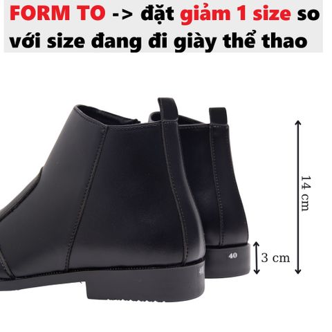 Giày Da Nam Chelsea Boots Classic Cổ Khóa Đế Khâu Chắc Chắn Thời Trang Dễ Phối Đồ - Phong Cách Sang Trọng cho Phái Mạnh