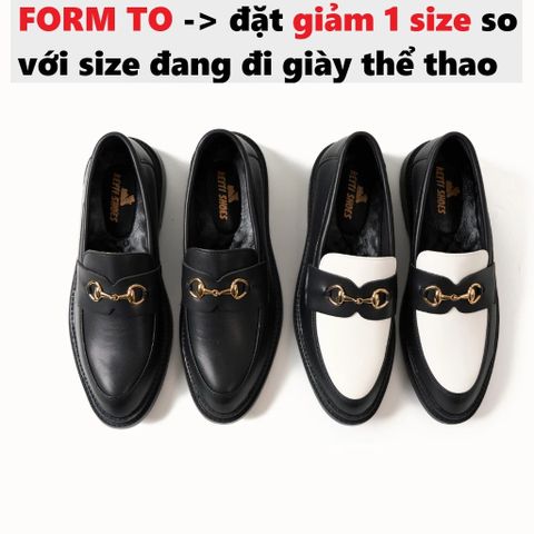 Giày Tây Nam Penny Khóa Mũi Nhọn Cổ Thấp - Đế Tăng Chiều Cao 4.5cm, Thời Trang Dễ Phối, Kiểu Công Sở Mới Nhất