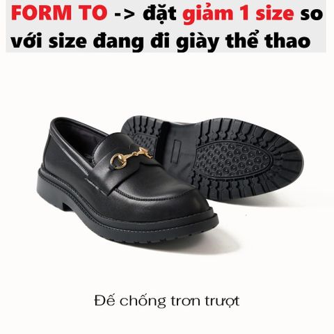 Giày Tây Nam Penny Khóa Mũi Nhọn Cổ Thấp - Đế Tăng Chiều Cao 4.5cm, Thời Trang Dễ Phối, Kiểu Công Sở Mới Nhất