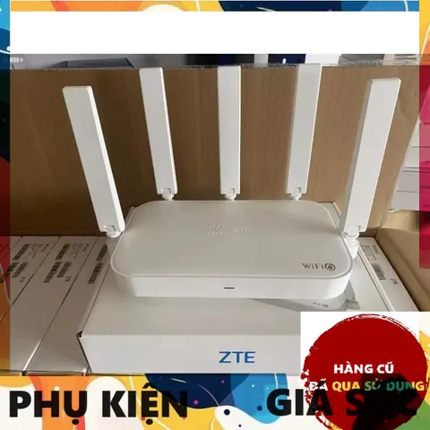 Bộ Phát Router WiFi6 ZTE E1630 AX3000 Mbps - Hàng Cũ, Công Nghệ WiFi 6 Chính Hãng, Hỗ Trợ MESH Không Dây, Ổn Định và Dễ Dàng Cài Đặt