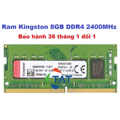 LINH KIỆN Ram 8GB DDR4 Kington Bus 2400Mhz PC4 2400T 1.2V Dùng Cho Laptop  Máy Tính Xách Tay P̷H̷Ụ̷ ̷K̷I̷Ệ̷N̷ ̷S̷Ố̷