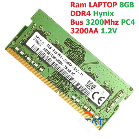 LINH KIỆN? Ram Laptop DDR4 Kingston / Hynix / Samsung / Micron 8GB Bus 3200MHz PC4-3200AA 1.2V Chính Hãng Dùng Cho Máy
