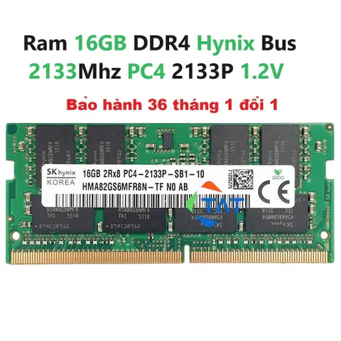 LINH KIỆN? Ram LAPTOP 16GB DDR4 Hynix Bus 2133Mhz PC4 2133P 1.2V Dùng Cho Máy Tính Xách Tay P̷H̷Ụ̷ ̷K̷I̷Ệ̷N̷ ̷S̷Ố̷