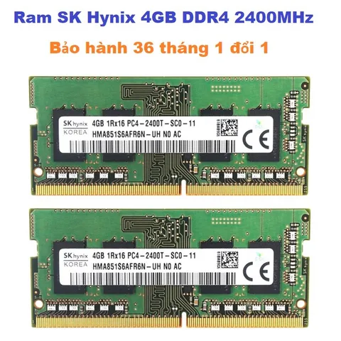 LINH KIỆN? Ram 4GB DDR4 Hynix Bus 2400Mhz PC4 2400 1.2V Dùng Cho Laptop  Máy Tính Xách Tay P̷H̷Ụ̷ ̷K̷I̷Ệ̷N̷ ̷S̷Ố̷