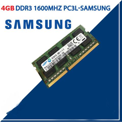 Ram Laptop 4GB DDR3 1600MHz PC3L-12800 Chính Hãng Hynix, Samsung, Kingston - Tương Thích Máy Tính Xách Tay, Bảo Hành 36 Tháng