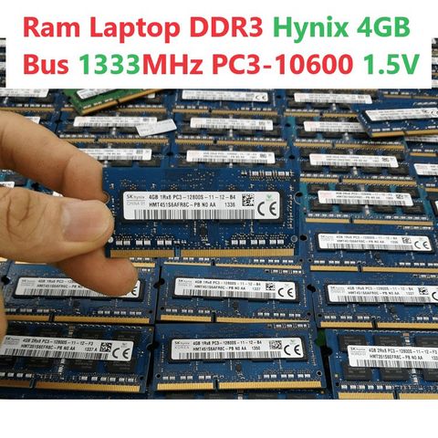 Ram Laptop Hynix 4GB DDR3 1333Mhz PC3 10600 1.5V - Linh Kiện Chất Lượng Cho Máy Tính Xách Tay