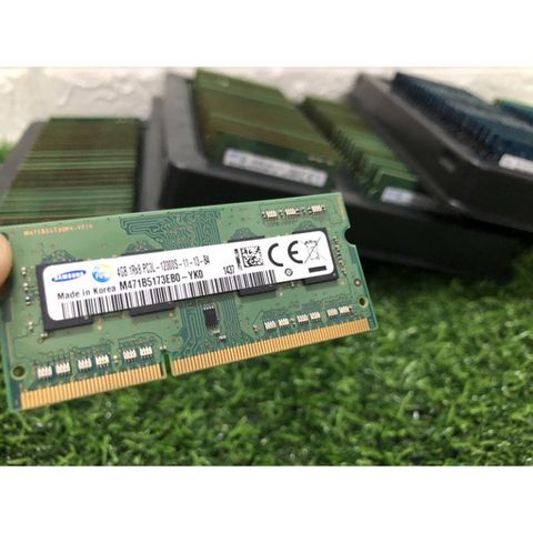 RAM Laptop 4GB DDR3 Hynix/Samsung/Kington Bus 1600MHz PC3L-12800 1.35V - Bảo Hành 36 Tháng, Phù Hợp Laptop Xách Tay