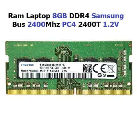 LINH KIỆN Ram 8GB DDR4 các hãng Hynix / Samsung / Kington Bus 2400Mhz PC4 2400T 1.2V Dùng Cho Laptop  Máy Tính Xách Ta