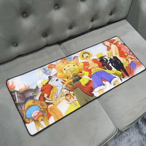 Tấm Lót Bàn Làm Việc One Piece 47 - Kích Cỡ Lớn 80x30cm Chống Nước, Chống Trầy, Dày 3mm, Phụ Kiện Gaming Siêu Bền