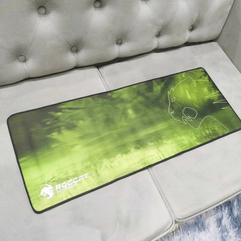 Miếng Lót Chuột Lớn Roccat Xanh Lá Chống Nước - Bàn Di Chuột 80x30cm, Dày 3mm Chất Lượng Cao, Chuyên Dùng Game Thủ