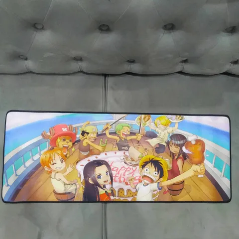 Tấm Lót Bàn Làm Việc One Piece 39 - Pad Chuột Cỡ Lớn 80x30cm Chống Nước, Siêu Bền, Hoạt Hình Hải Tặc, Đế Cao Su chống Trượt