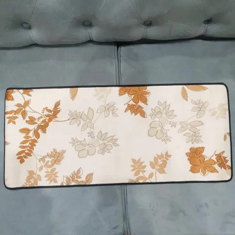 Tấm Lót Bàn Làm Việc Chống Nước và Chống Trầy Hoa Nâu 70x30cm, Dày 3mm - Phụ Kiện Gaming Siêu Bền và Thẩm Mỹ