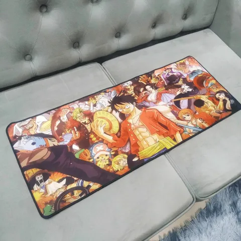 Tấm Lót Bàn Làm Việc One Piece A44 - Kích Cỡ Lớn 80x30cm, Dày 3mm, Chống Trơn Trượt, Phù Hợp Game Thủ