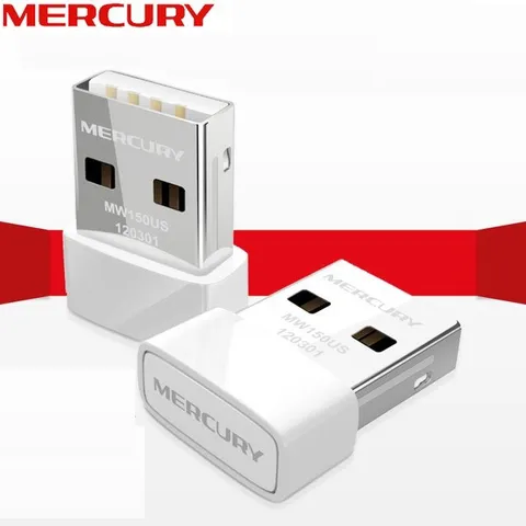 USB Mini Thu Sóng Wifi Mercury MW150US - Tốc Độ 150Mbps, Chính Hãng, Dễ Dàng Kết Nối Cho Máy Tính Bàn, Không Dây Tiện Lợi