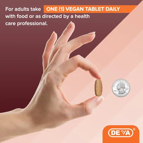 Vitamin C Vegan DEVA 500mg Kết Hợp Elderberry - 90 Viên Tăng Cường Sức Đề Kháng và Làm Đẹp Da