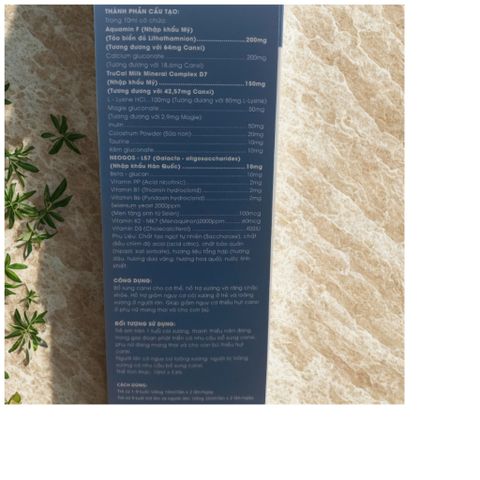 Trucal Calcium - Bổ Sung Canxi Tự Nhiên Cho Cơ Thể, Ngăn Ngừa Loãng Xương, Tăng Chiều Cao Cho Trẻ Em, Sản Phẩm Bảo Vệ Sức Khỏe Xương Khớp