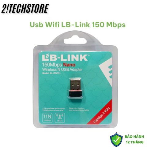 USB Wifi Nano LB-Link BL-WN151 150Mbps - Thiết Bị Thu Sóng Wifi Cho PC & Laptop, Kết Nối Nhanh Chóng, Dễ Dàng Sử Dụng