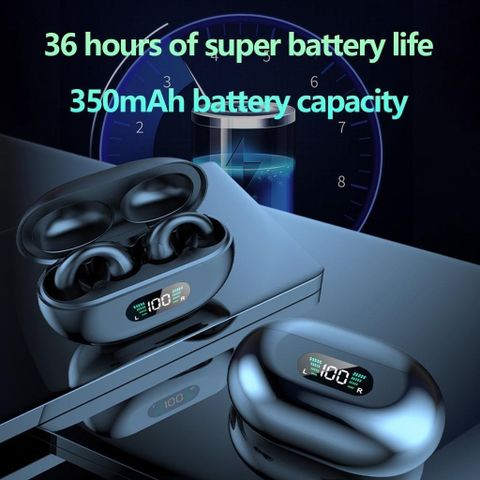 Tai Nghe Không Dây Clip Q80 - Bluetooth 5.3 TWS Chống Mồ Hôi, Âm Thanh Hi-Fi, Màn Hình Hiển Thị Pin, Âm Nhạc 6 Giờ