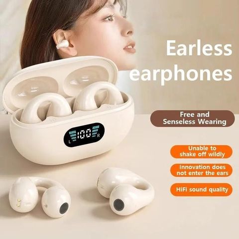 Tai Nghe Không Dây Clip Q80 - Bluetooth 5.3 TWS Chống Mồ Hôi, Âm Thanh Hi-Fi, Màn Hình Hiển Thị Pin, Âm Nhạc 6 Giờ