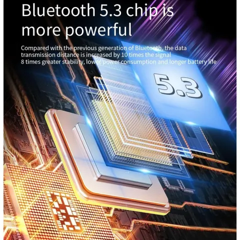 Tai nghe không dây Mate50 TWS Bluetooth 5.3 - Tai nghe chống ồn, cảm ứng, chống nước, âm thanh sống động