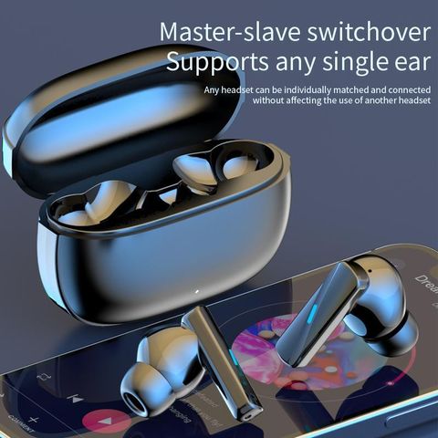Tai nghe không dây Mate50 TWS Bluetooth 5.3 - Tai nghe chống ồn, cảm ứng, chống nước, âm thanh sống động