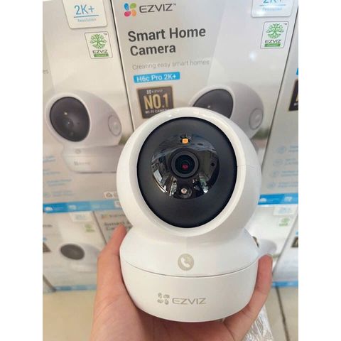 Camera Wifi Ezviz H6c PRO 4MP - Đàm Thoại 2 Chiều, Xoay 360 Độ, Phát Hiện Chuyển Động Thông Minh, Tích Hợp Mic Và Loa - Thiết Bị An Ninh Chính Hãng.