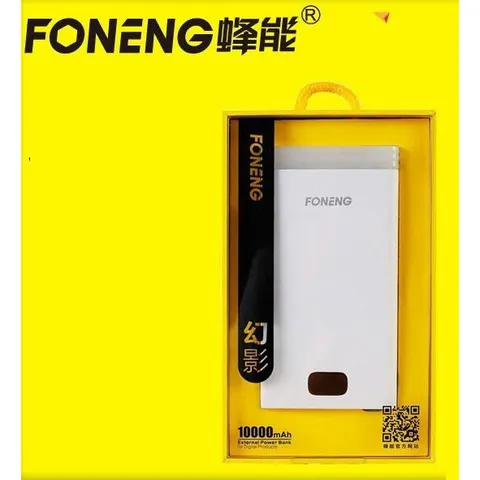 Pin Sạc Dự Phòng FONENG 10000mAh - LED Sáng Hiển Thị LCD, Hỗ Trợ Sạc Nhanh 10W, Dùng Đa Năng Cho Đi Phượt, Gọn Nhẹ, Sang Trọng