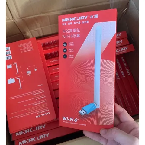 Bộ Thu Wifi USB 6 Mercury UX3H - Tốc Độ 286Mbps Dành Cho PC/Laptop, Kết Nối Wifi Mạnh Mẽ Không Dây, Thiết Kế Nhỏ Gọn