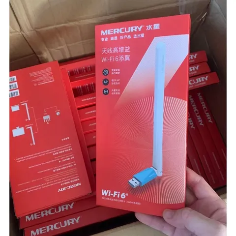 Bộ Thu Wifi USB 6 Mercury UX3H - Tốc Độ 286Mbps Dành Cho PC/Laptop, Kết Nối Wifi Mạnh Mẽ Không Dây, Thiết Kế Nhỏ Gọn
