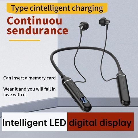Tai nghe Bluetooth AC700 thể thao đeo cổ LED HiFi - Âm thanh chất lượng cao, 50 giờ chờ, thiết kế chống bụi, quà tặng lý tưởng