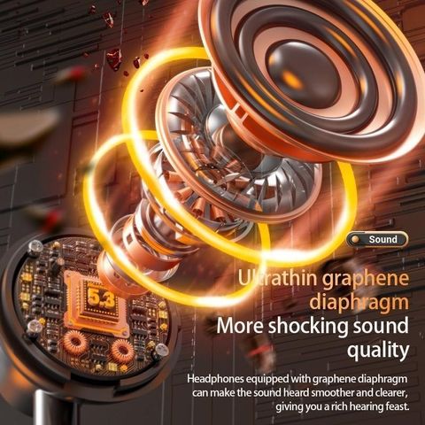 Tai nghe Bluetooth AC700 thể thao đeo cổ LED HiFi - Âm thanh chất lượng cao, 50 giờ chờ, thiết kế chống bụi, quà tặng lý tưởng