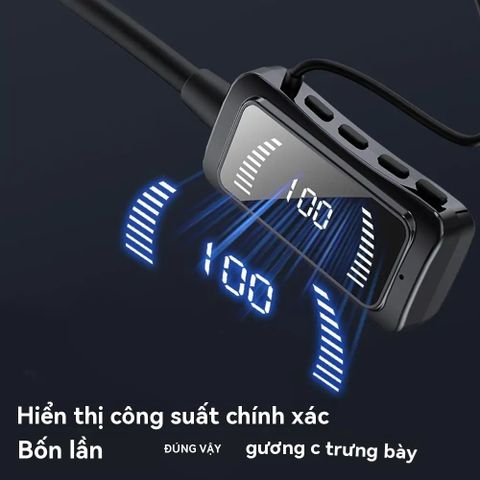 Tai Nghe Không Dây Bluetooth S8 Đeo Cổ - Âm Thanh Hi-Fi, Chống Nước, Thời Gian Chơi 18-22 Giờ, Phù Hợp Thể Thao, Màn Hình LED
