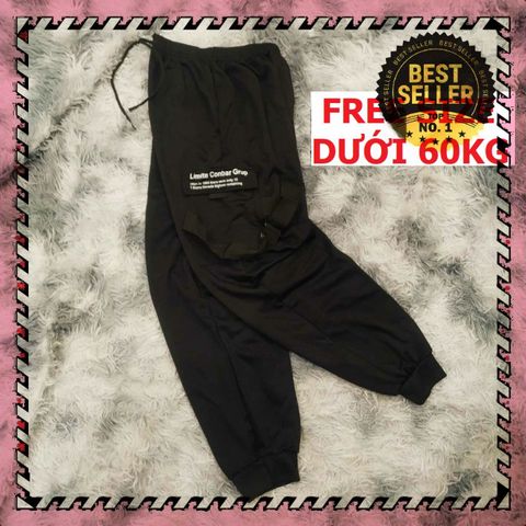 Quần Thể Thao Jogger Nam Nữ MANTOSIMPLE - Quần Tập Gym Thoải Mái, Cổ Điển Đen, Dành Cho Mọi Phong Cách, FREESIZE Dưới 60kg